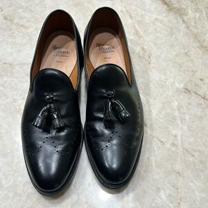 Allen Edmonds black leather loafer size 12